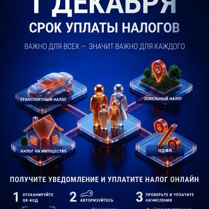 1 декабря срок уплаты налогов